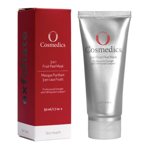 O Cosmedics 3 in 1 Fruit Peel Mask on white background