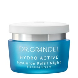 Hydro Active Hyaluron Refill Night Sleeping Cream on white background