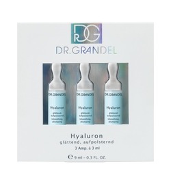 Hyaluron Ampoule on white background