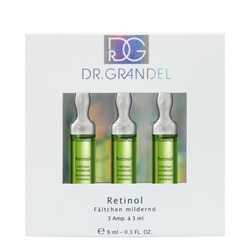 Retinol Ampoule on white background