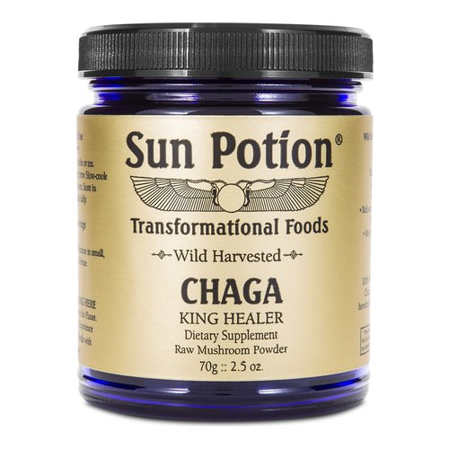 Sun Potion Chaga Wild Mushroom Powder, 70g/2.5 oz