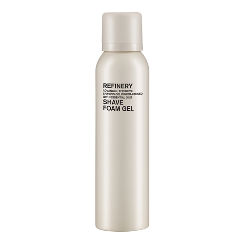 Aromatherapy Associates FOR MEN Refinery Shave Foam Gel on white background
