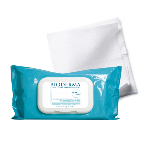 Bioderma ABCDerm H2O Wipes, 60 wipes