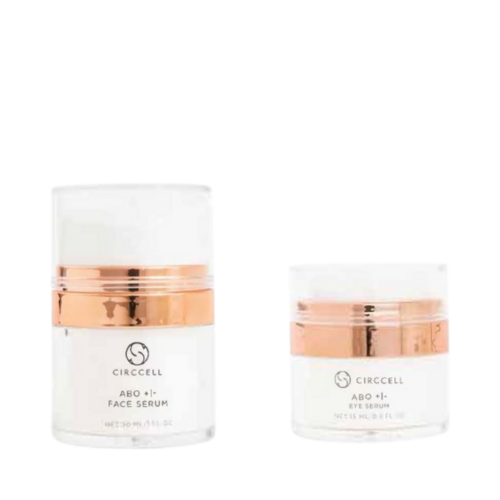 Circcell ABO Collection Oxygenating Eye and Face Serum, 1 set Circcell ABO Collection Oxygenating Eye and Face Serum on white background