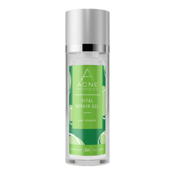 Acne Remedies Vital Repair Gel on white background