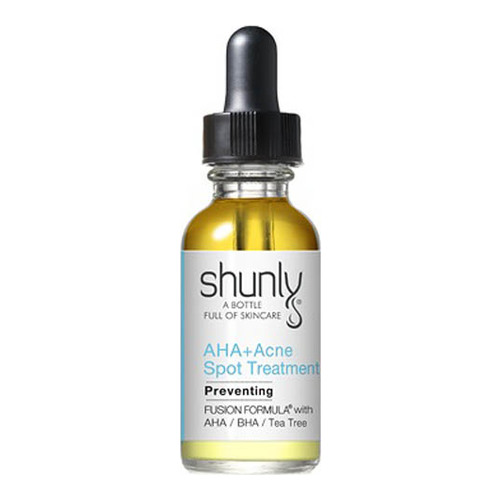 Shunly AHA + Acne Spot Treatment on white background