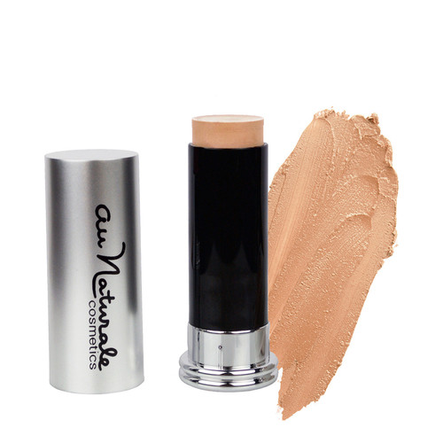 Au Naturale Cosmetics Organic Creme Foundation - Sand on white background