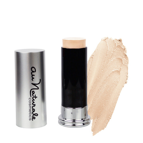 Au Naturale Cosmetics Organic Creme Foundation - Sand on white background