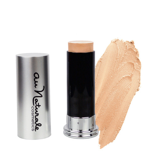 Au Naturale Cosmetics Organic Creme Foundation - Sand on white background