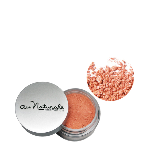 Au Naturale Cosmetics Powder Blusher - Apricot on white background