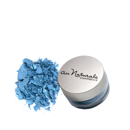 Au Naturale Cosmetics Powder Eye Shadow - Cerulean Blue, 1g/0.01 oz