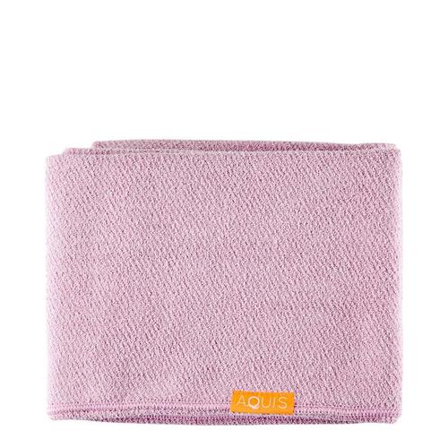 AQUIS Long Hair Towel - Desert Rose, 1 piece