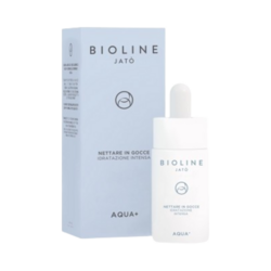 AQUA+ Nectar in Drops Intense Moisturizer on white background
