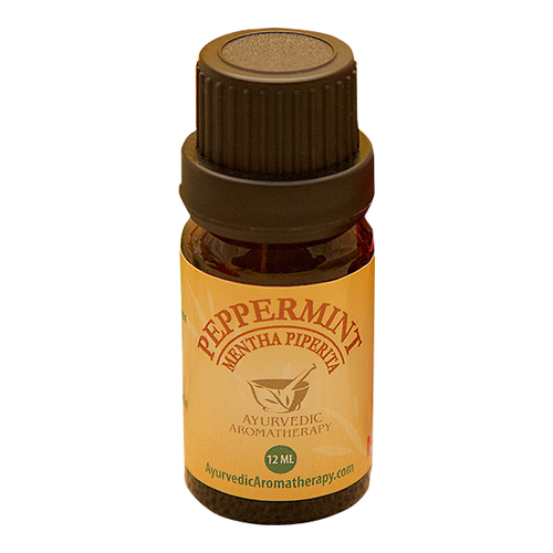 Ayurvedic Aromatherapy Peppermint Essential Oil, 12ml/0.4 fl oz