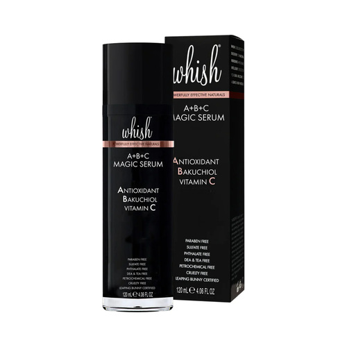 Whish A+B+C Magic Serum on white background