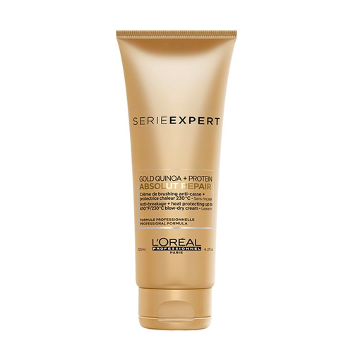Loreal Professional Paris Absolut Repair Gold Blow-Dry Cream on white background