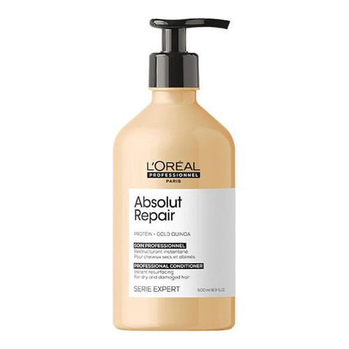 Loreal Professional Paris Absolut Repair Gold Conditioner on white background