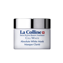 Absolute White Mask on white background