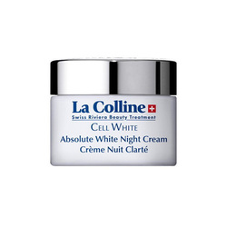 Absolute White Night Cream on white background