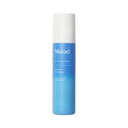 Acne Clarifying Body Spray on white background