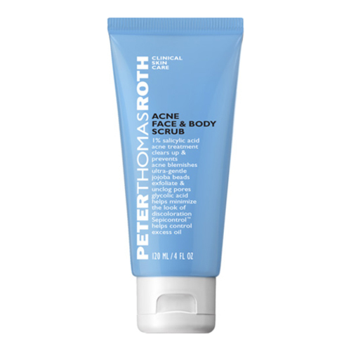 Peter Thomas Roth Acne Face and Body Scrub on white background