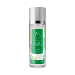 Acne Remedies Salicylic "A" Serum on white background