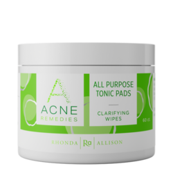 Acne Remedies All Purpose Tonic Pads on white background