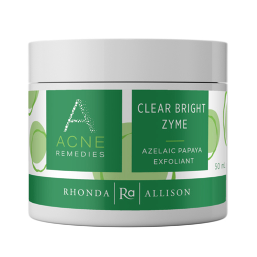 Rhonda Allison Acne Remedies Clear Bright Zyme on white background