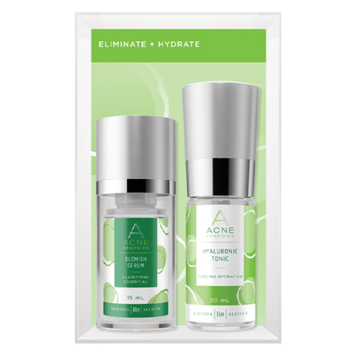 Rhonda Allison Acne Remedies Eliminate + Hydrate on white background