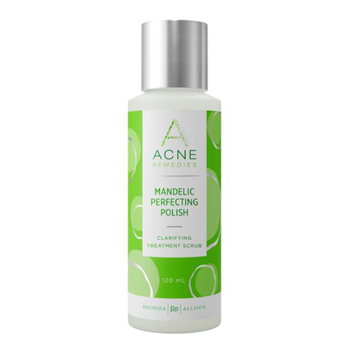 Rhonda Allison Acne Remedies Mandelic Perfecting Polish on white background