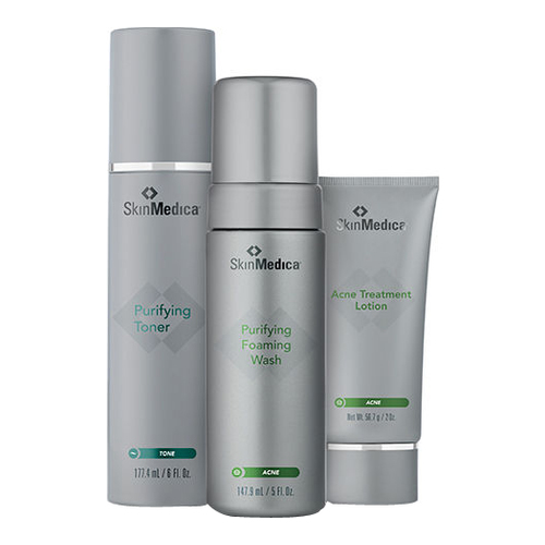 SkinMedica Acne System on white background