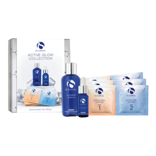 iS Clinical Active Glow Collection on white background