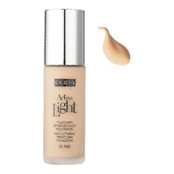 Active Light Foundation - 011 Light Beige on white background