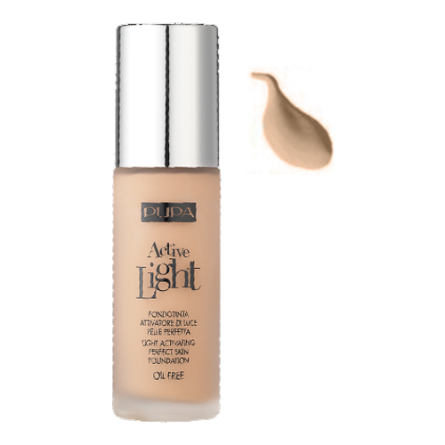 Pupa Active Light Foundation - 010 Porcelain on white background