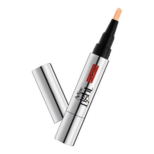 Pupa Active Light Highlighting Concealer - Luminous Beige 002 on white background