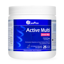 Active Multi Drink Mix - Juicy Blueberry on white background