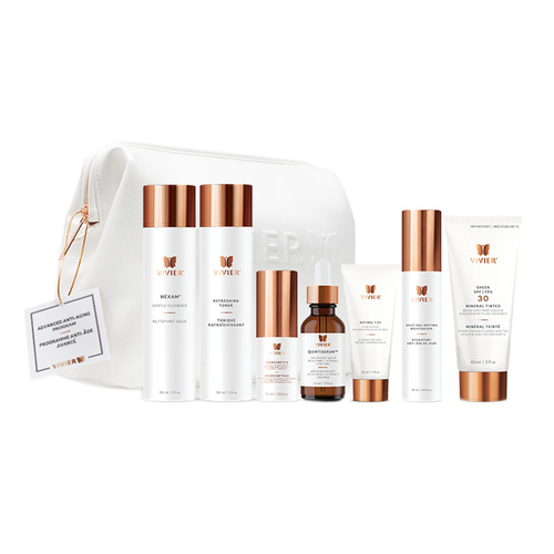 VivierSkin Advanced Anti-Aging Program on white background