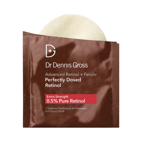 Dr Dennis Gross Advanced Retinol + Ferulic Perfectly Dosed Retinol Extra Strength 0.5% on white background