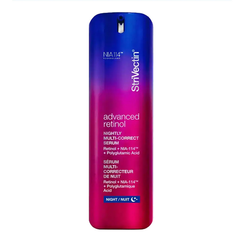 Strivectin Advanced Retinol Nightly Multi-Correct Serum on white background