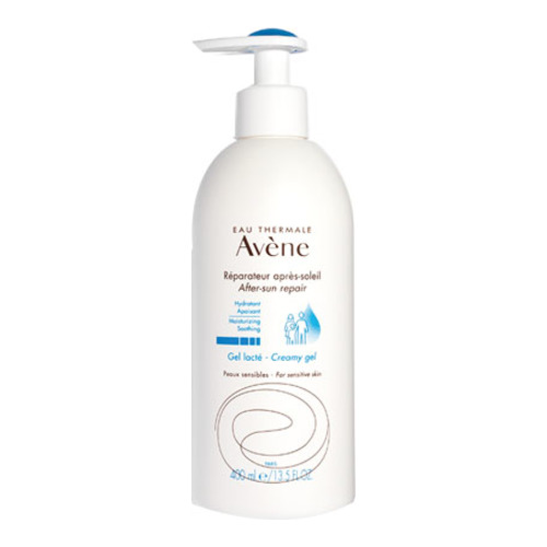 Avene After-Sun Repair Lotion Creamy Gel on white background