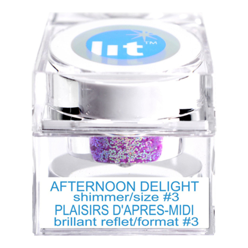 Lit Cosmetics Afternoon Delight Size #3 Glitter (Shimmer) on white background