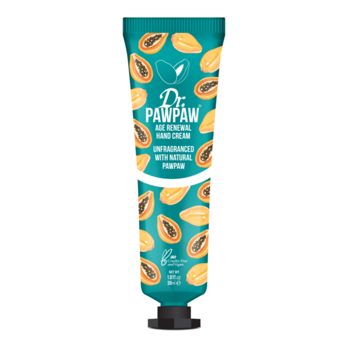 Dr.Pawpaw Age Renewal Unfrangranced Hand Cream on white background