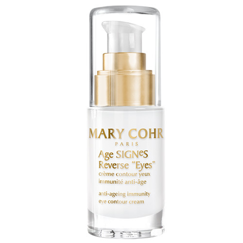 Mary Cohr Age Signes Reverse Eye on white background