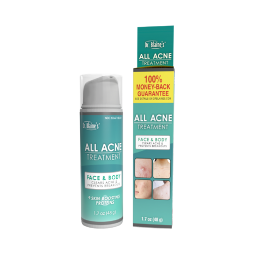 Dr.Blaines All Acne Treatment on white background