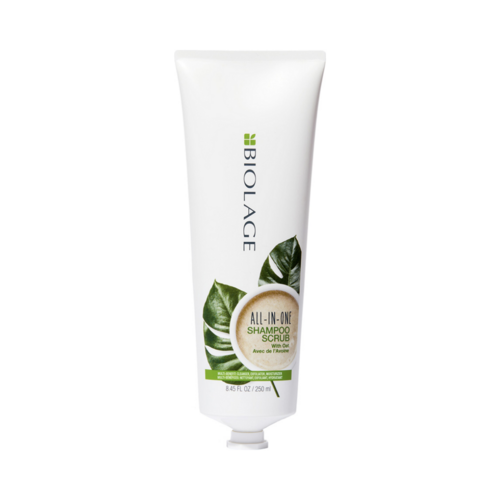 Biolage All-In-One Shampoo Scrub on white background