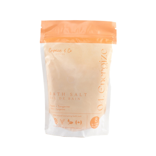 Caprice & Co. All Natural Bath Salts - Energize on white background