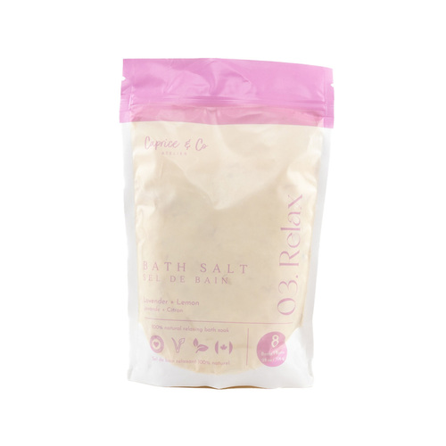 Caprice & Co. All Natural Bath Salts - Energize on white background