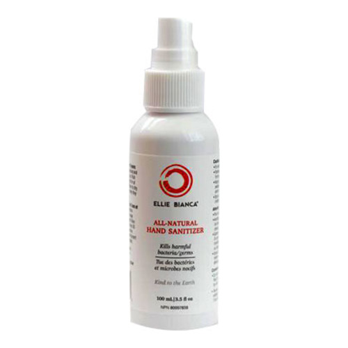 Ellie Bianca All-Natural Hand Sanitizer on white background