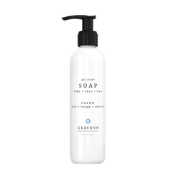 All Over Soap on white background