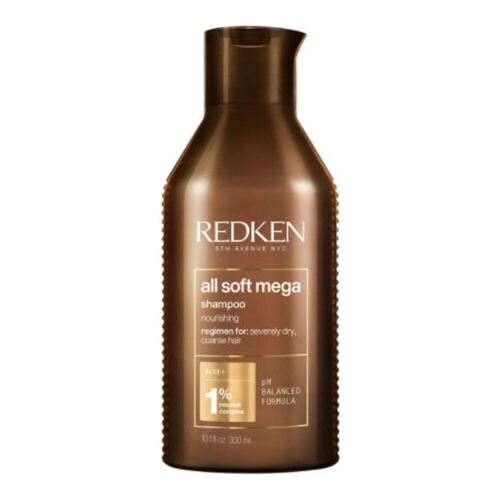 Redken All Soft Mega Shampoo on white background